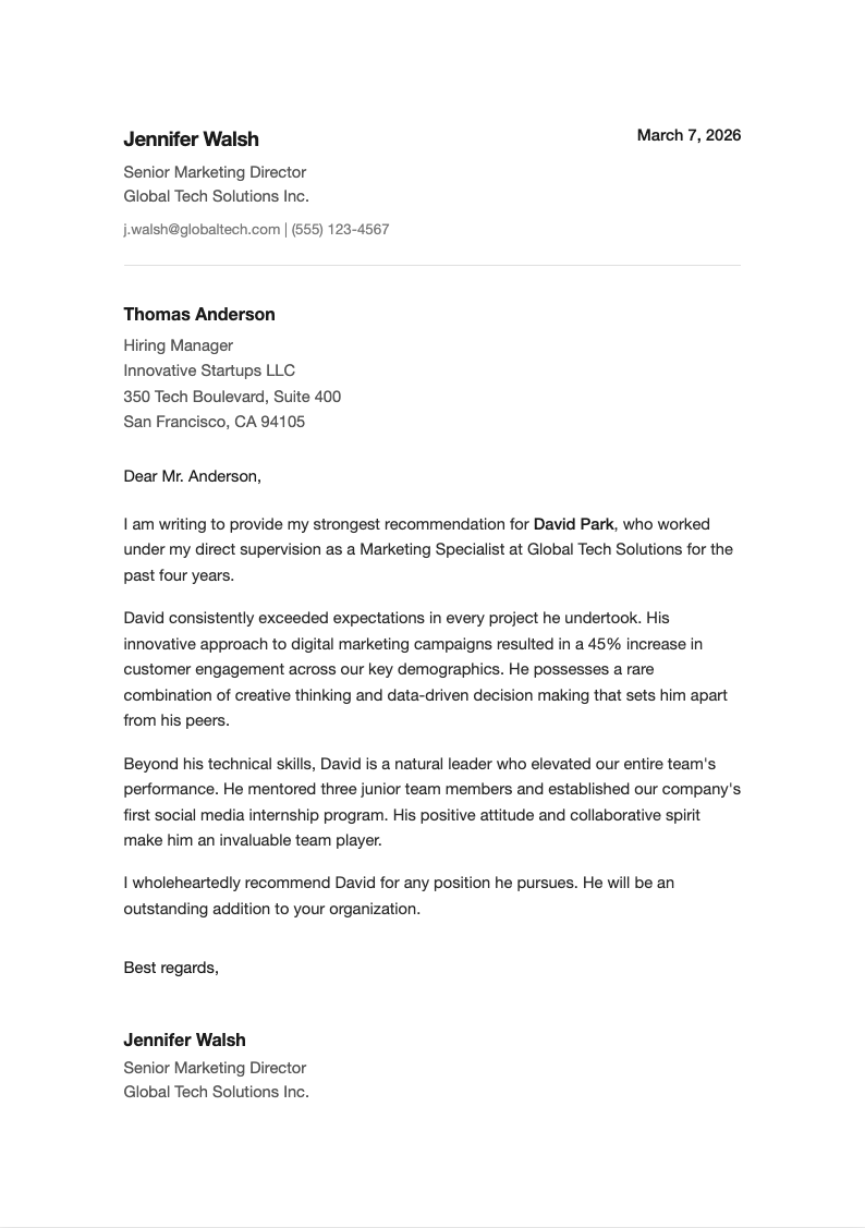 Modern minimalist recommendation